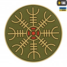 M-Tac нашивка Шлем Ужаса PVC Olive