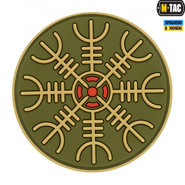 M-Tac нашивка Шлем Ужаса PVC Olive - 51221001