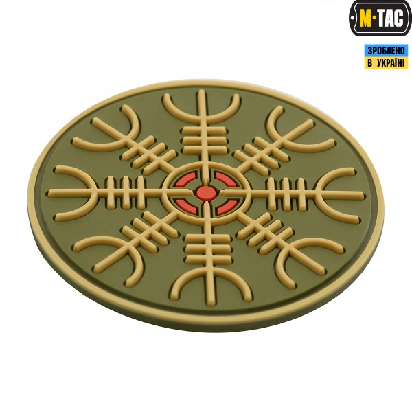 M-Tac нашивка Шлем Ужаса PVC Olive - 51221001