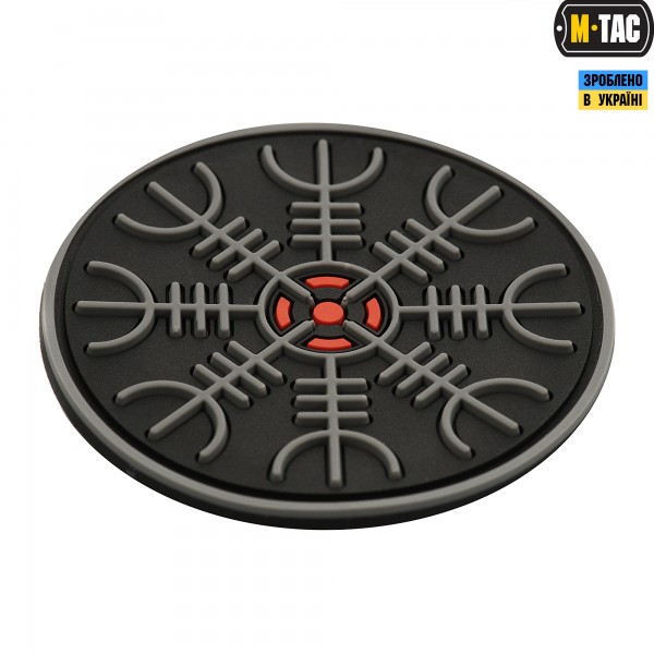 M-Tac нашивка Шлем Ужаса PVC Black/Grey - 51221211