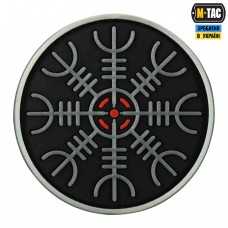 M-Tac нашивка Шлем Ужаса PVC Black/GID