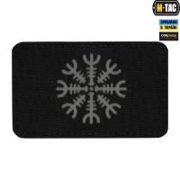 M-Tac нашивка Шлем Ужаса горизонтальная Laser Cut Black/Grey