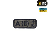 M-Tac нашивка группа крови A(II) Rh+ олива