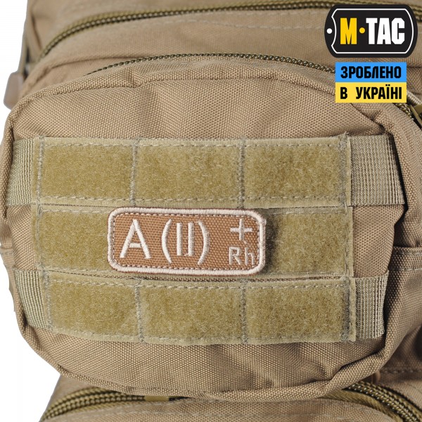 M-Tac нашивка группа крови A(II) Rh+ хаки - 51227004