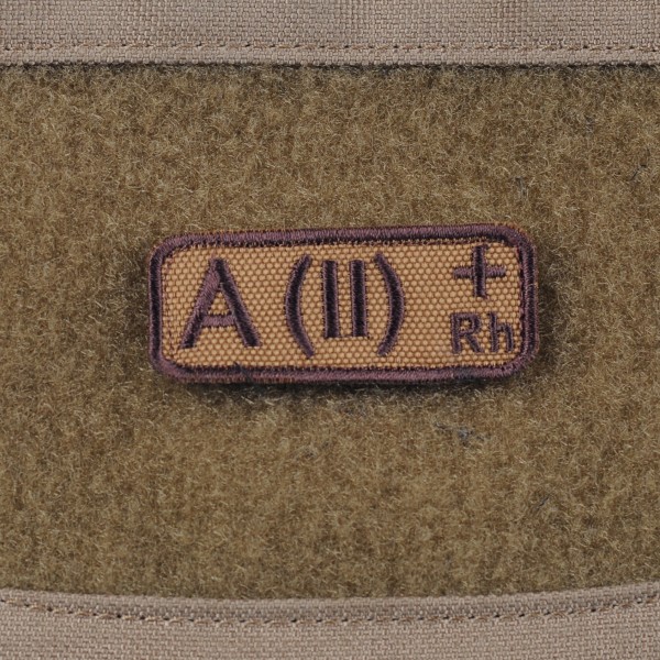 M-Tac нашивка група крові A(II) Rh+ койот - 51227005