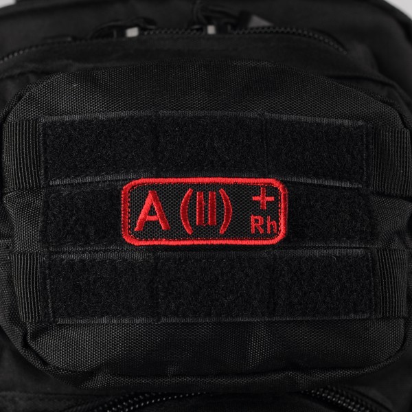 M-Tac нашивка группа крови A(II) Rh+ черно-красная - 51227233 M-Tac нашивка группа крови A(II) Rh+ черно-красная - 51227233