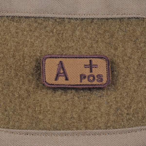 M-Tac нашивка група крові A+ Pos койот - 51228005