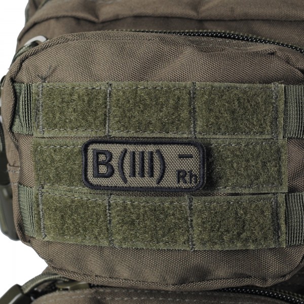 M-Tac нашивка группа крови B(III) Rh- олива - 51234001 M-Tac нашивка группа крови B(III) Rh- олива - 51234001