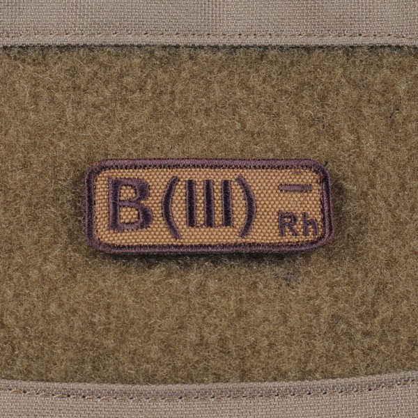 M-Tac нашивка группа крови B(III) Rh- койот - 51234005 M-Tac нашивка группа крови B(III) Rh- койот - 51234005