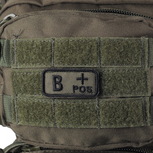 M-Tac нашивка група крові B+ Pos олива - 51236001