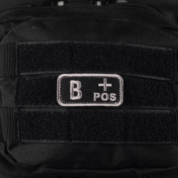 M-Tac нашивка группа крови B+ Pos черно-серая - 51236211 M-Tac нашивка группа крови B+ Pos черно-серая - 51236211