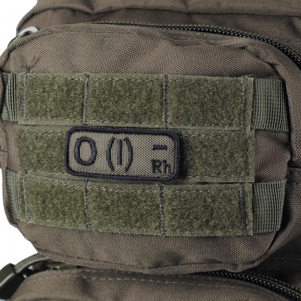 M-Tac нашивка группа крови O(I) Rh- олива - 51238001