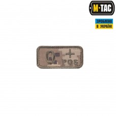 M-Tac нашивка группа крови O+ Pos MM14
