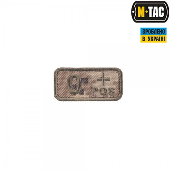 M-Tac нашивка группа крови O+ Pos MM14 - 51240030