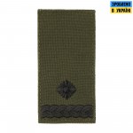 M-Tac погон МО Майор на липучці олива