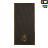 M-Tac погон МО Молодший лейтенант на липучці олива