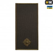 M-Tac погон МО Молодший лейтенант на липучці олива