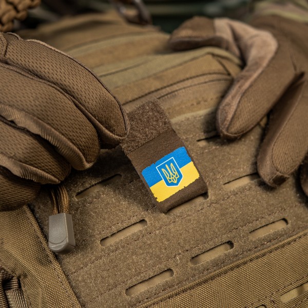 M-Tac MOLLE Patch Прапор України з гербом Full Color/Coyote - 51281005