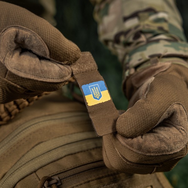 M-Tac MOLLE Patch Прапор України з гербом Full Color/Coyote - 51281005