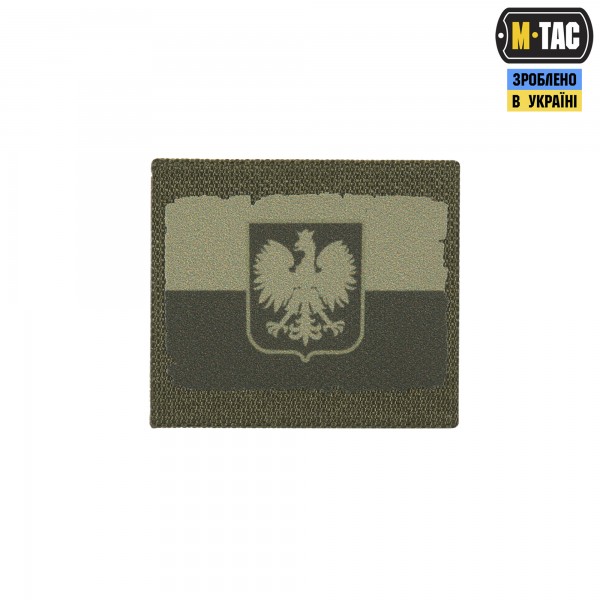 M-Tac MOLLE Patch Прапор Polska Olive/Ranger Green - 51281201 M-Tac MOLLE Patch Прапор Polska Olive/Ranger Green - 51281201