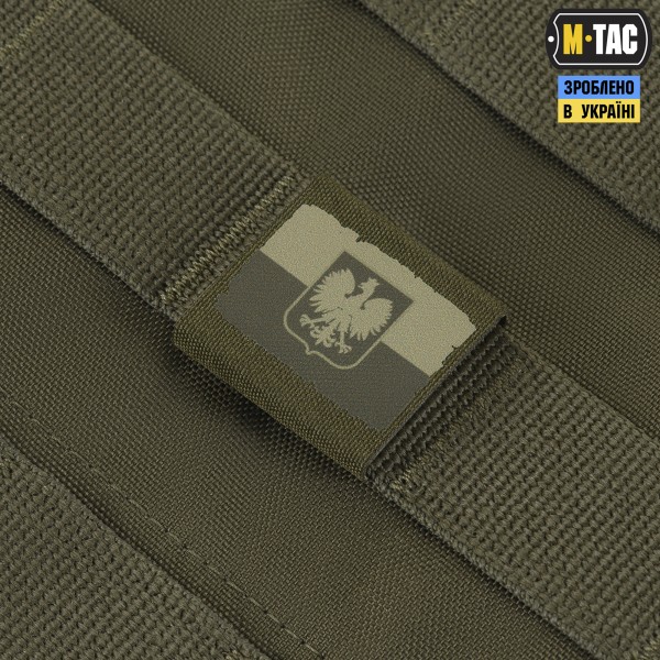 M-Tac MOLLE Patch Прапор Polska Olive/Ranger Green - 51281201 M-Tac MOLLE Patch Прапор Polska Olive/Ranger Green - 51281201
