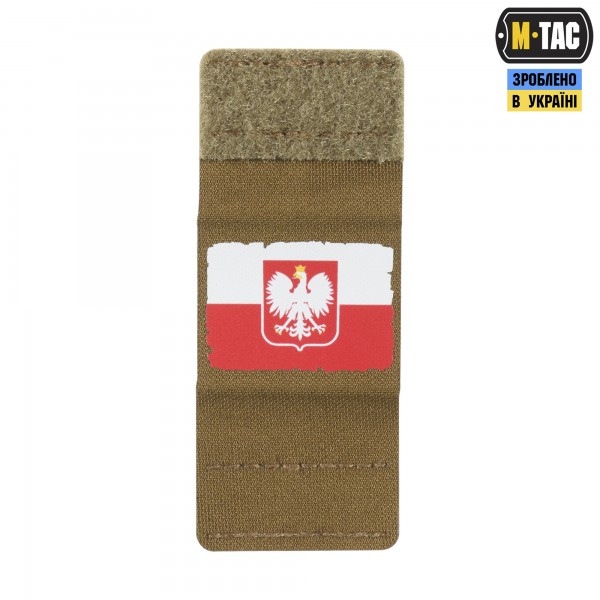 M-Tac MOLLE Patch Прапор Polska White/Red/Coyote - 51281205 M-Tac MOLLE Patch Прапор Polska White/Red/Coyote - 51281205