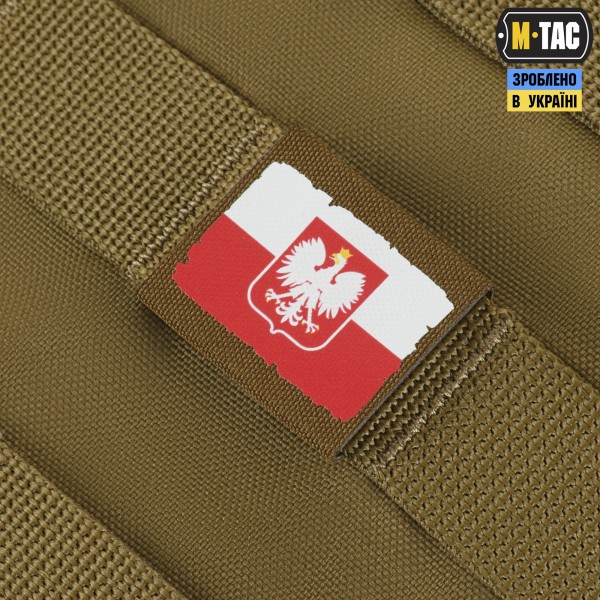 M-Tac MOLLE Patch Прапор Polska White/Red/Coyote - 51281205 M-Tac MOLLE Patch Прапор Polska White/Red/Coyote - 51281205