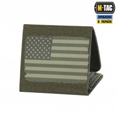 M-Tac MOLLE Patch флаг США Olive/Ranger Green