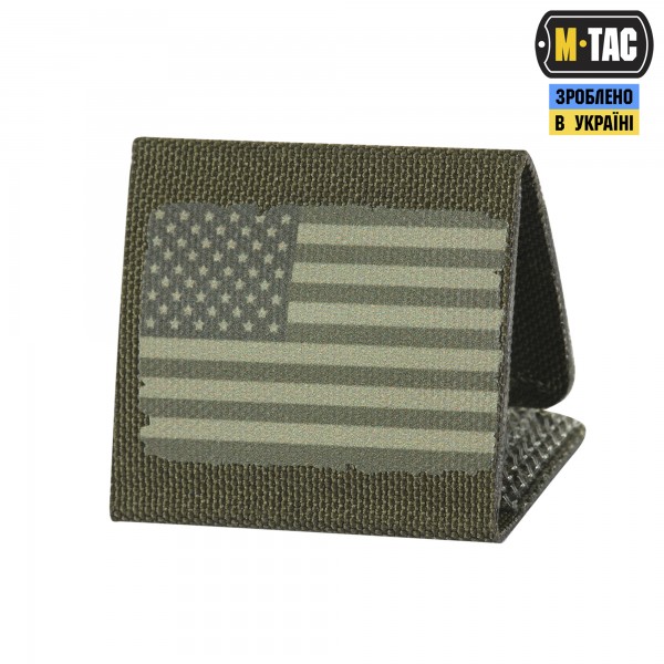 M-Tac MOLLE Patch флаг США Olive/Ranger Green - 51281301