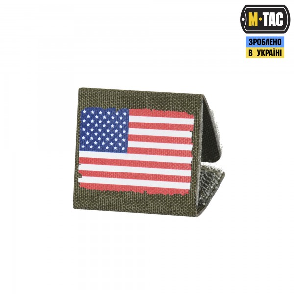 M-Tac MOLLE Patch флаг США Full Color/Ranger Green - 51281323