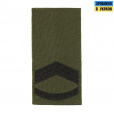M-Tac погон МО Прапорщик на липучке олива