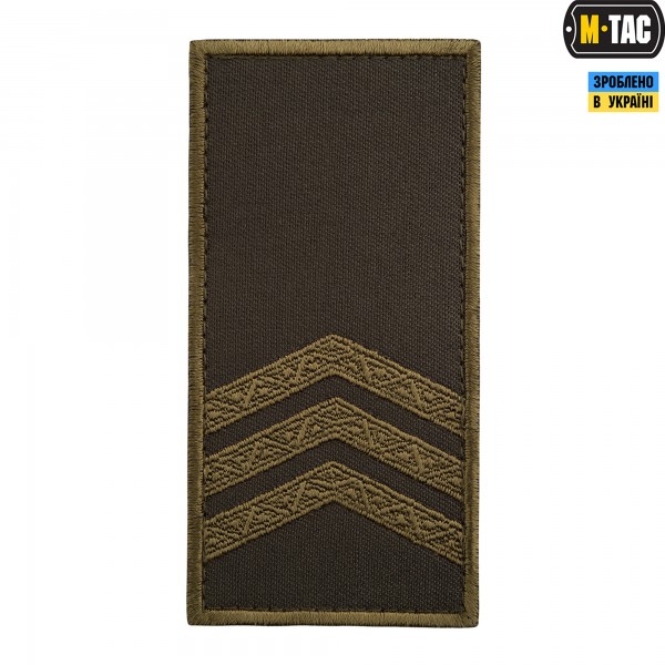 M-Tac погон МО Сержант на липучці олива - 51285001