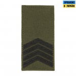 M-Tac погон МО Старший сержант (4 лички)  на липучці олива