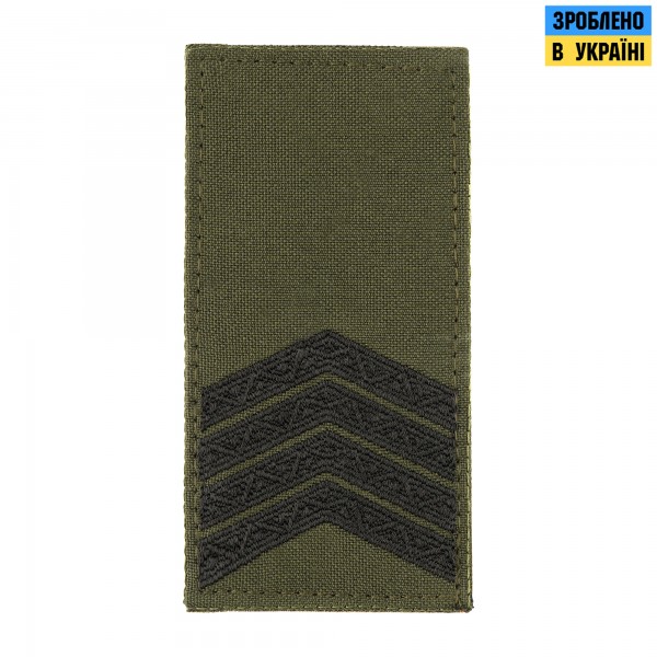 M-Tac погон МО Старший сержант (4 лички) на липучці олива - 51288001