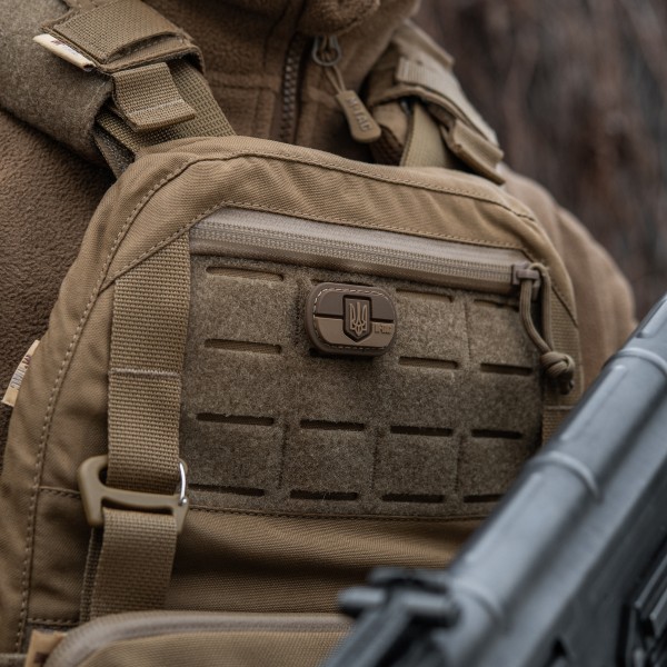 M-Tac MOLLE Patch Прапор України з гербом PVC Coyote - 51291005 M-Tac MOLLE Patch Прапор України з гербом PVC Coyote - 51291005