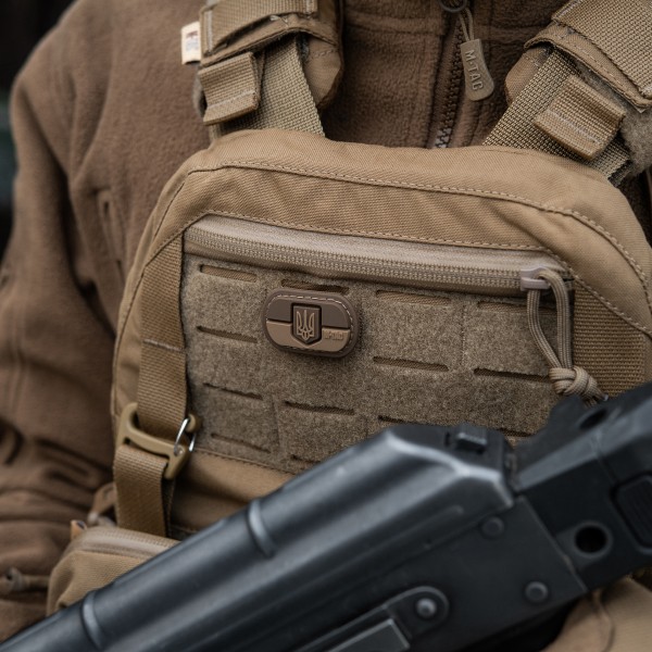 M-Tac MOLLE Patch Прапор України з гербом PVC Coyote - 51291005 M-Tac MOLLE Patch Прапор України з гербом PVC Coyote - 51291005