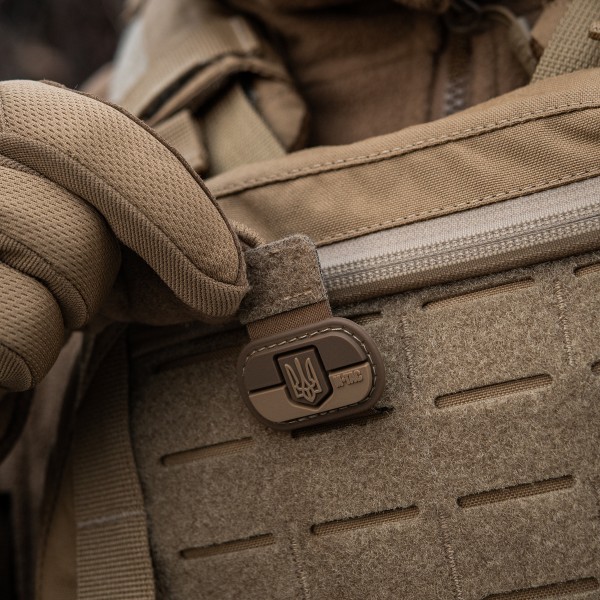 M-Tac MOLLE Patch Прапор України з гербом PVC Coyote - 51291005 M-Tac MOLLE Patch Прапор України з гербом PVC Coyote - 51291005