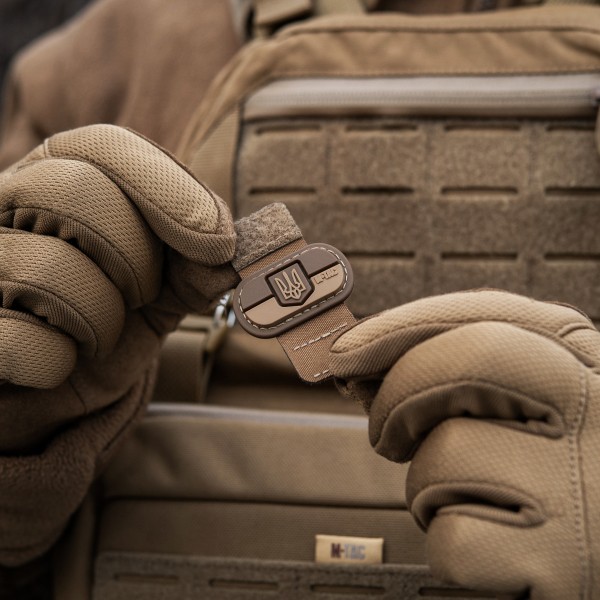M-Tac MOLLE Patch Прапор України з гербом PVC Coyote - 51291005 M-Tac MOLLE Patch Прапор України з гербом PVC Coyote - 51291005