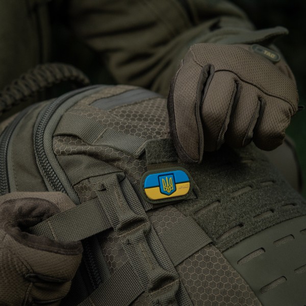 M-Tac MOLLE Patch Прапор України з гербом PVC Full Color/Ranger Green - 51291023 M-Tac MOLLE Patch Прапор України з гербом PVC Full Color/Ranger Green - 51291023