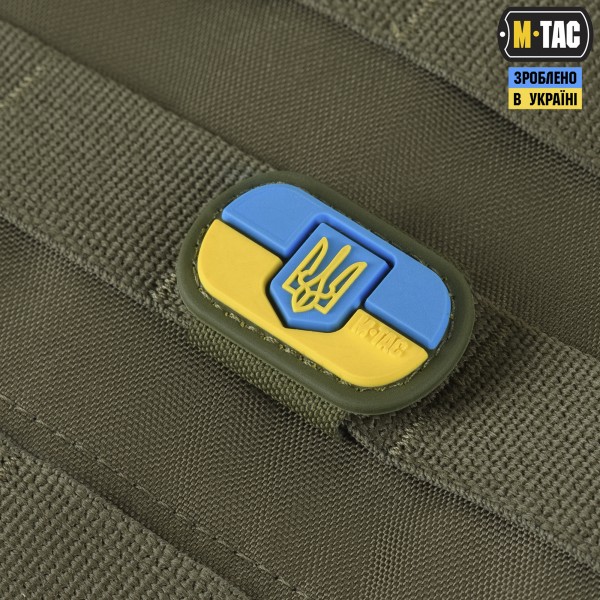 M-Tac MOLLE Patch Прапор України з гербом PVC Full Color/Ranger Green - 51291023 M-Tac MOLLE Patch Прапор України з гербом PVC Full Color/Ranger Green - 51291023