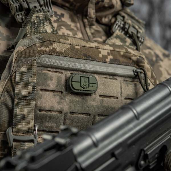 M-Tac MOLLE Patch Прапор України з гербом PVC Ranger Green - 51291123 M-Tac MOLLE Patch Прапор України з гербом PVC Ranger Green - 51291123