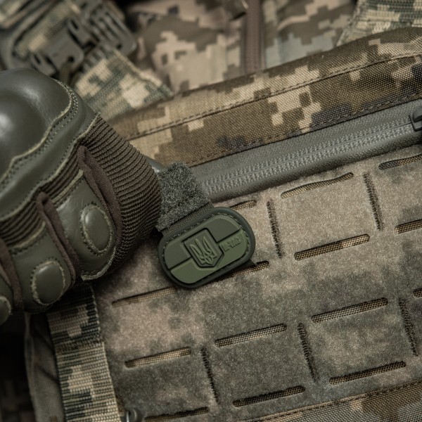 M-Tac MOLLE Patch Прапор України з гербом PVC Ranger Green - 51291123 M-Tac MOLLE Patch Прапор України з гербом PVC Ranger Green - 51291123