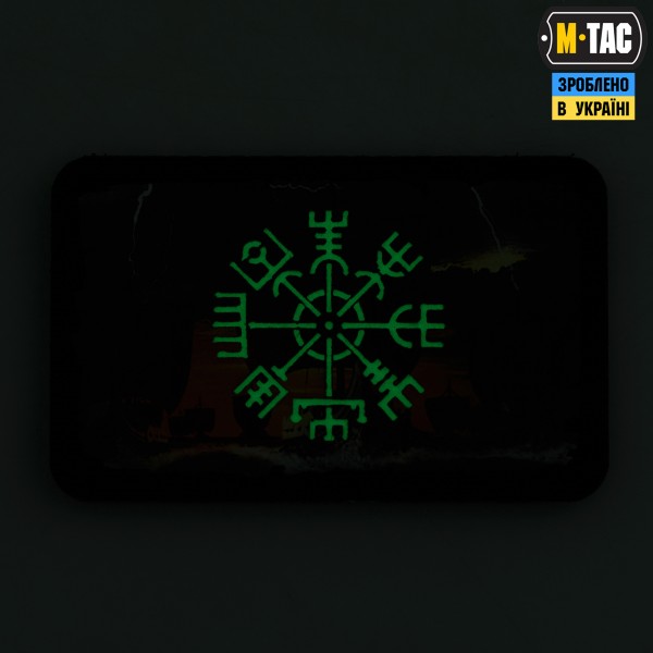 M-Tac нашивка Вегвізир/Драккар (80х50 мм) Black/GID - 51292299