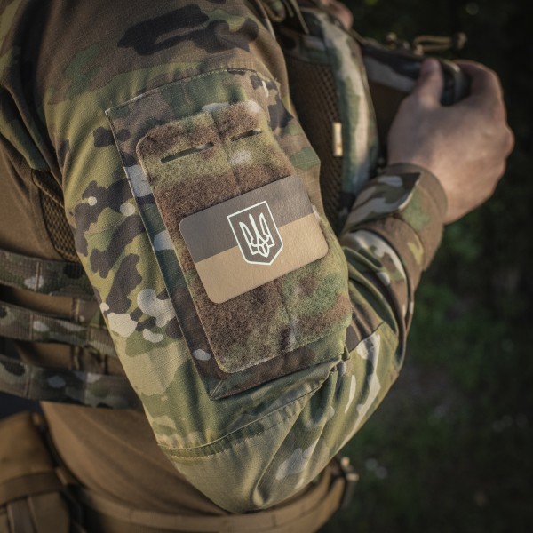 M-Tac нашивка флаг Украины с гербом (80х50 мм) Coyote/GID - 51303599 M-Tac нашивка флаг Украины с гербом (80х50 мм) Coyote/GID - 51303599