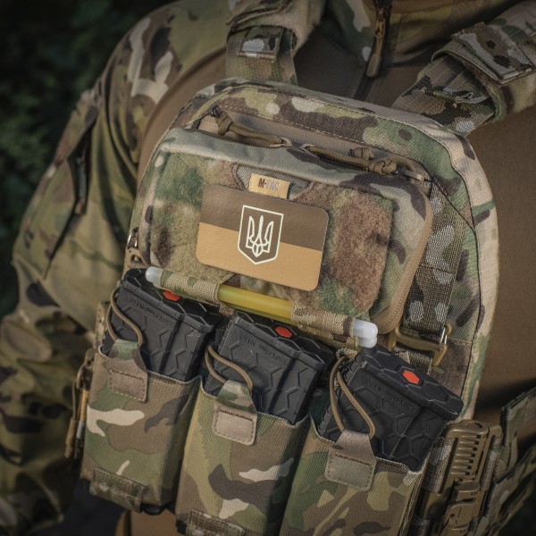 M-Tac нашивка флаг Украины с гербом (80х50 мм) Coyote/GID - 51303599 M-Tac нашивка флаг Украины с гербом (80х50 мм) Coyote/GID - 51303599