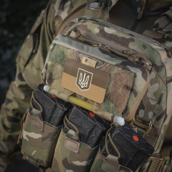 M-Tac нашивка флаг Украины с гербом (80х50 мм) Coyote/GID - 51303599 M-Tac нашивка флаг Украины с гербом (80х50 мм) Coyote/GID - 51303599