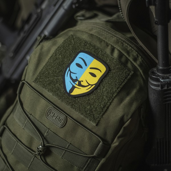 M-Tac нашивка Anonymous Black/Yellow/Blue - 51313002