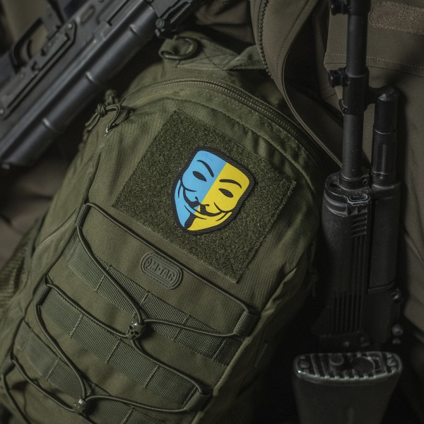 M-Tac нашивка Anonymous Black/Yellow/Blue - 51313002