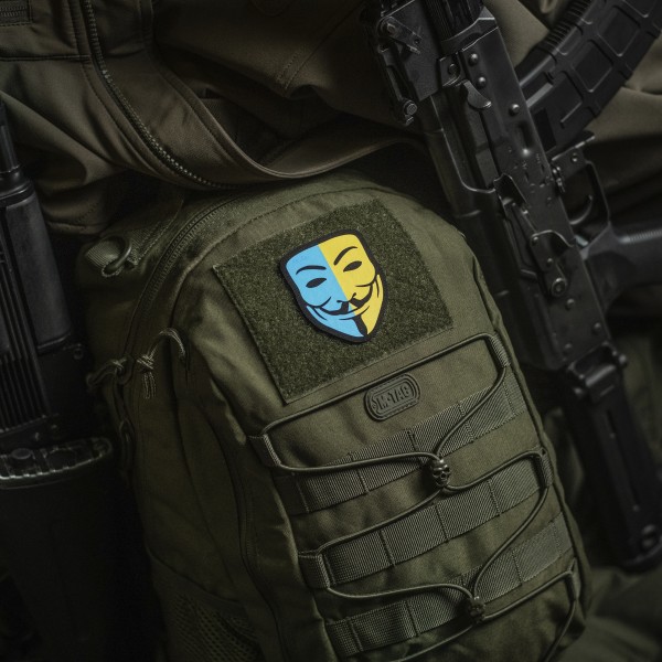 M-Tac нашивка Anonymous Black/Yellow/Blue - 51313002
