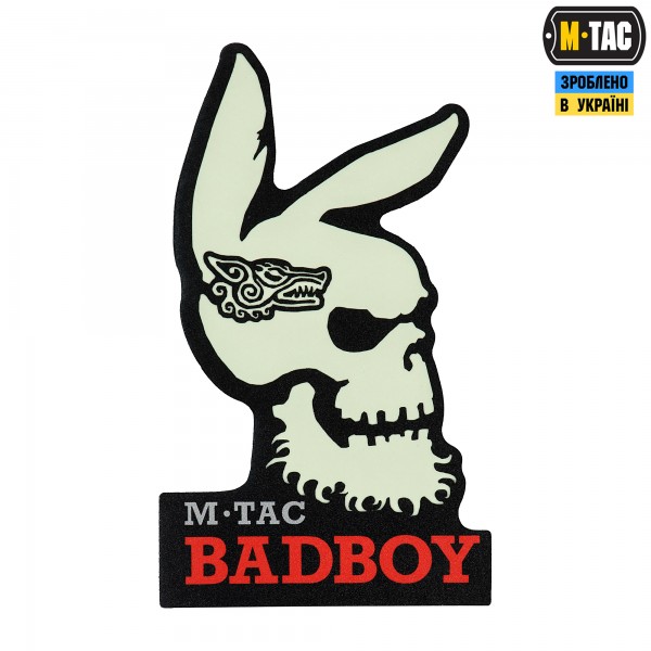 M-Tac нашивка Bad Boy (tattoo) Black/GID - 51317299